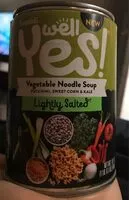 Mängden socker i Well yes! lightly salted vegetable noodle soup