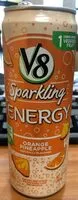 Mängden socker i Sparkling + energy Orange Pineapple