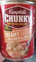 Mängden socker i Canpbells - Chunky Chicken & Dumplings
