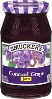 Mängden socker i Concord grape jam