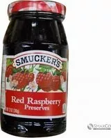 Mängden socker i Red raspberry preserves