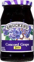 Mängden socker i Concord grape jam