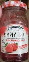 Mängden socker i Smucker's Simply Fruit Spreadable Fruit Strawberry