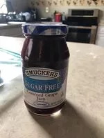 Mängden socker i Smucker’s® Sugar Free Concord Grape Jam with Splenda Brand Sweetener