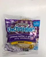 Mängden socker i Smuckers uncrustables peanut butter and grape