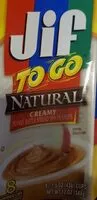 Mängden socker i Jif To Go Natural Low Sodium