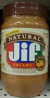 Mängden socker i Natural Creamy Peanut Butter Spread