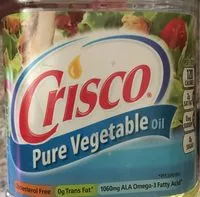 Mängden socker i Crisco Pure Vegetable Oil
