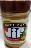 Mängden socker i Natural Creamy Peanut Butter