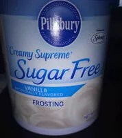 Mängden socker i Pillsbury sugar free vanilla frosting