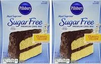 Mängden socker i Moist supreme sugar free classic yellow cake mix