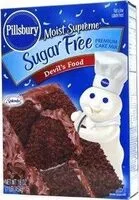 Mängden socker i Moist supreme sugar free devils food cake mix