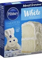 Mängden socker i Cake mix moist supreme classic white