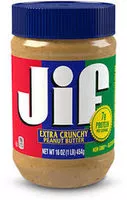 Mängden socker i Extra Crunchy Peanut Butter