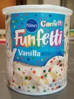 Mängden socker i Pillsbury Confetti Funfetti Frosting Vanilla