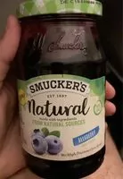 Mängden socker i Natural Blueberry spread