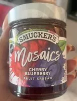 Mängden socker i Mosaics cherry blueberry fruit spread