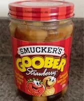 Mängden socker i Goober Peanut Butter & Strawberry Spread