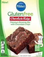 Mängden socker i Gluten free chocolate fudge premium brownie mix