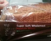 Mängden socker i Medium Wholemeal Super Soft Loaf