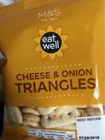 Mängden socker i Chees &oignon triangles