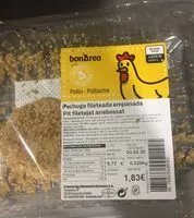 Mängden socker i Pechuga fileteada empanada