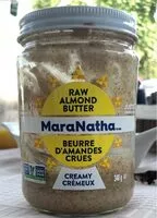 Mängden socker i Maranatha almond butter raw