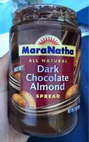 Mängden socker i Maranatha, almond spread, dark chocolate