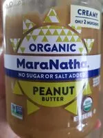 Mängden socker i Organic creamy peanut butter no sugar no salt add organic