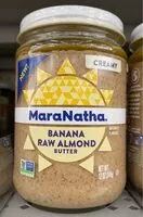 Mängden socker i Banana raw almond butter