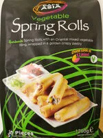 Mängden socker i Rouleaux de printemps aux légumes
