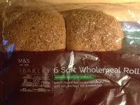 Mängden socker i Soft Wholemeal Rolls