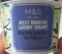 Mängden socker i West country Luxury yogurt