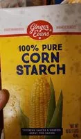 Mängden socker i Corn Starch