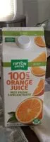 Mängden socker i 100% orange juice not from concentrate