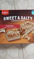 Mängden socker i Sweet and Salty Granola Bars Cahsew Dipped and Yogurt