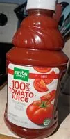Mängden socker i 100% tomato juice from concentrate