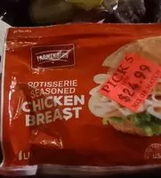 Mängden socker i Rotisserie seasoned chicken breast