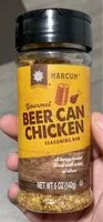 Mängden socker i Gourmet Beer Can Chicken Seasoning Rub