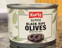 Mängden socker i Sliced black ripe olives with sea salt