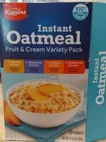 Mängden socker i Instant Oatmeal Fruit and Cream Variety Pack