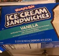 Mängden socker i Ice cream sandwiches