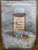 Mängden socker i Raw** California Walnut Baking Peices