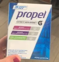 Mängden socker i Propel