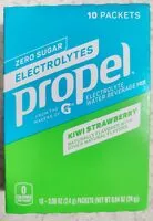 Mängden socker i Kiwi Strawberry Electrolyte Water Beverage Mix