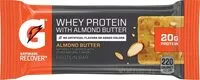 Mängden socker i Whey protein with almond butter bar