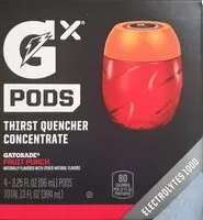 Mängden socker i GX Pods Thirst Quencher Concentrate
