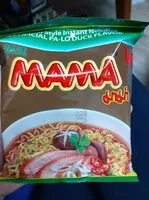 Mängden socker i Mama oriental style instant noodles duck flavor