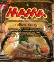 Mängden socker i instant noodles yellow curry flavor