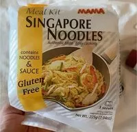 Mängden socker i Singapore noodle